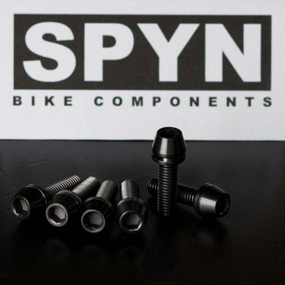 Black titanium stem bolt kit