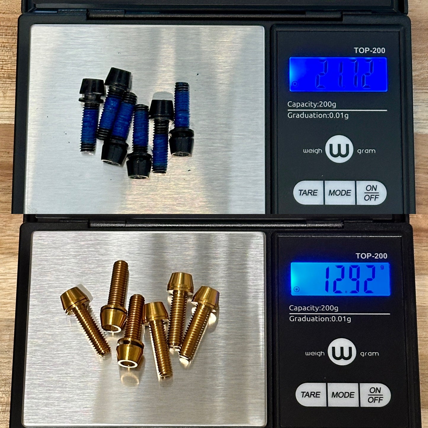 Titanium Stem Bolt Kit